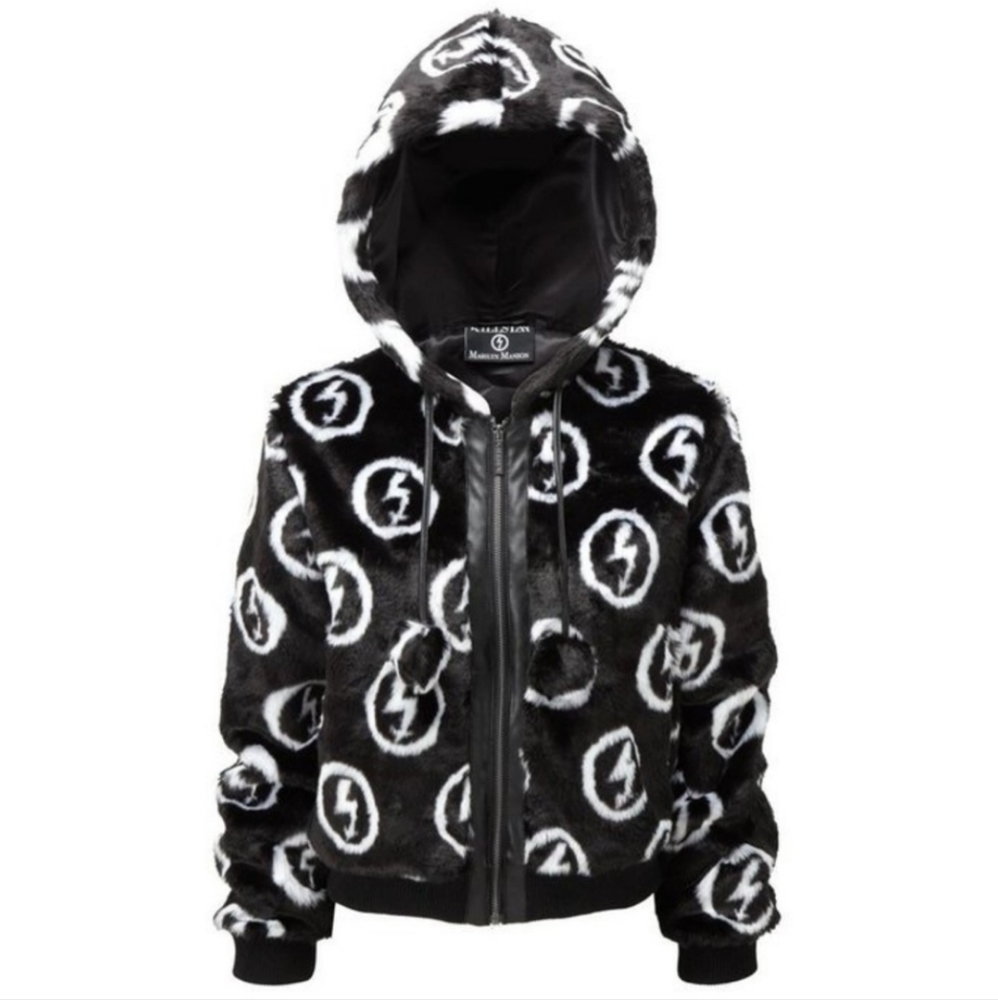 KILLSTAR x Marilyn Manson Antichrist Superstar fur jacket.